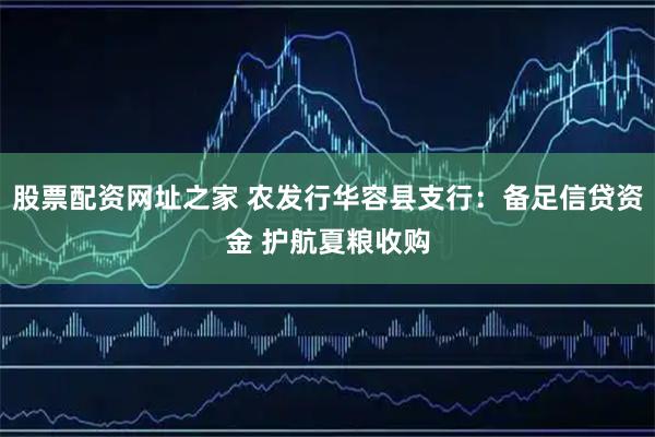 股票配资网址之家 农发行华容县支行：备足信贷资金 护航夏粮收购